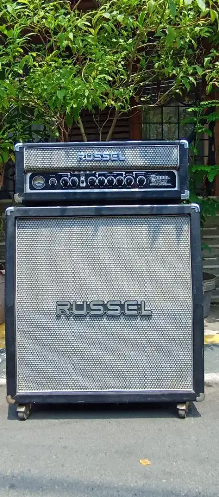 Ampli amplifier HC Head kabinet cabinet Russel ROKR 80 bekas second