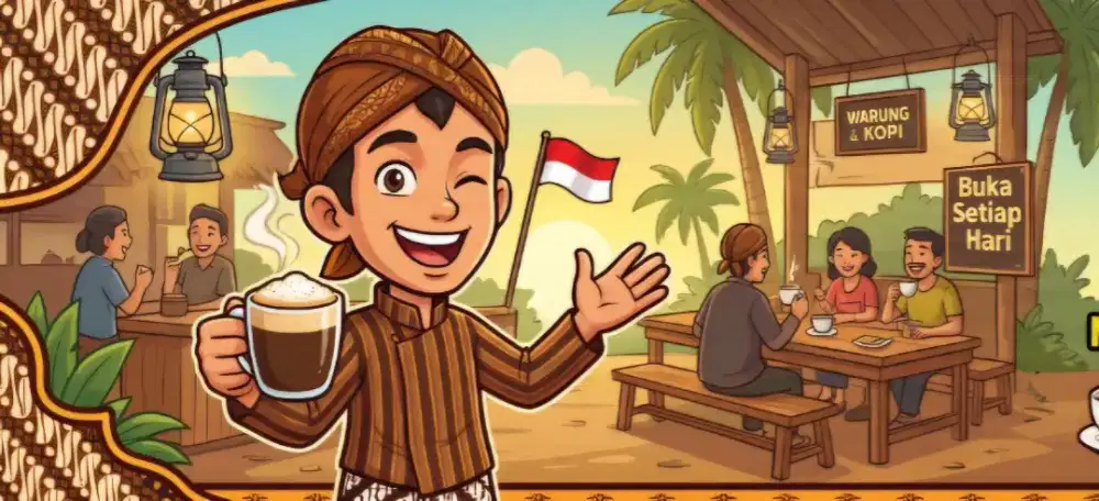 Penjaga warung kopi