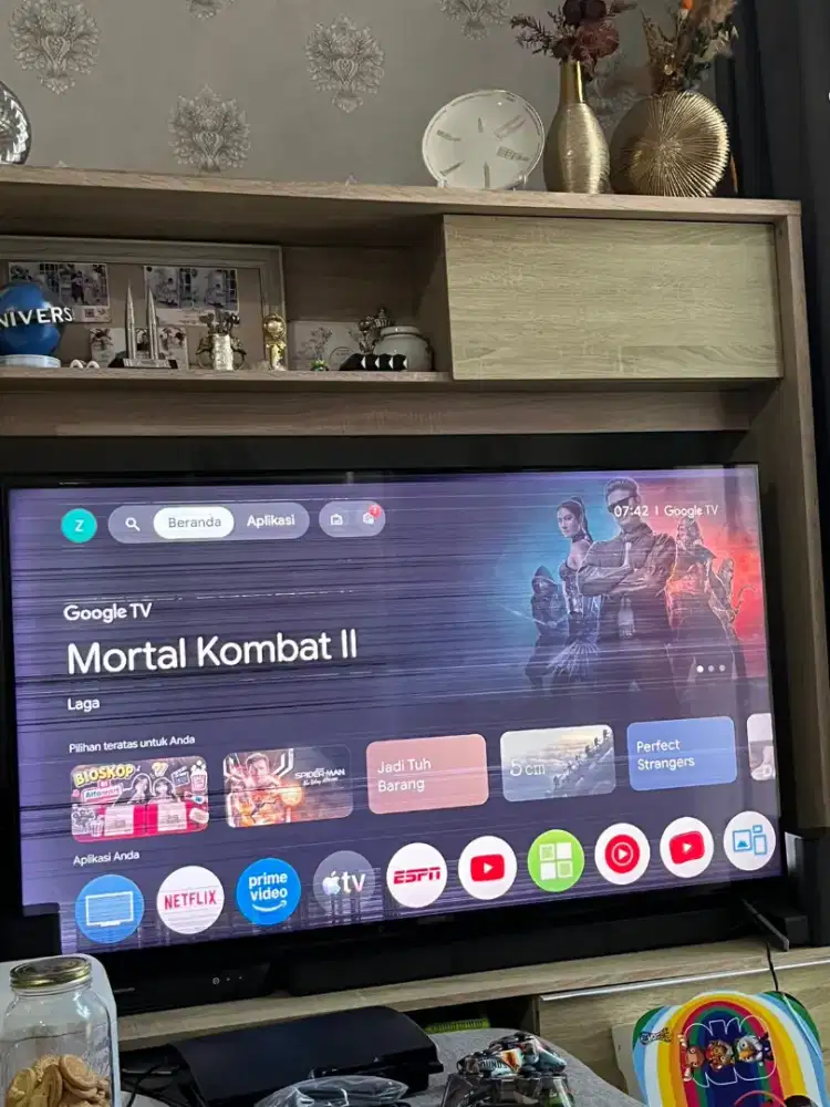 Jual apa adanya Tv Sharp 55inch