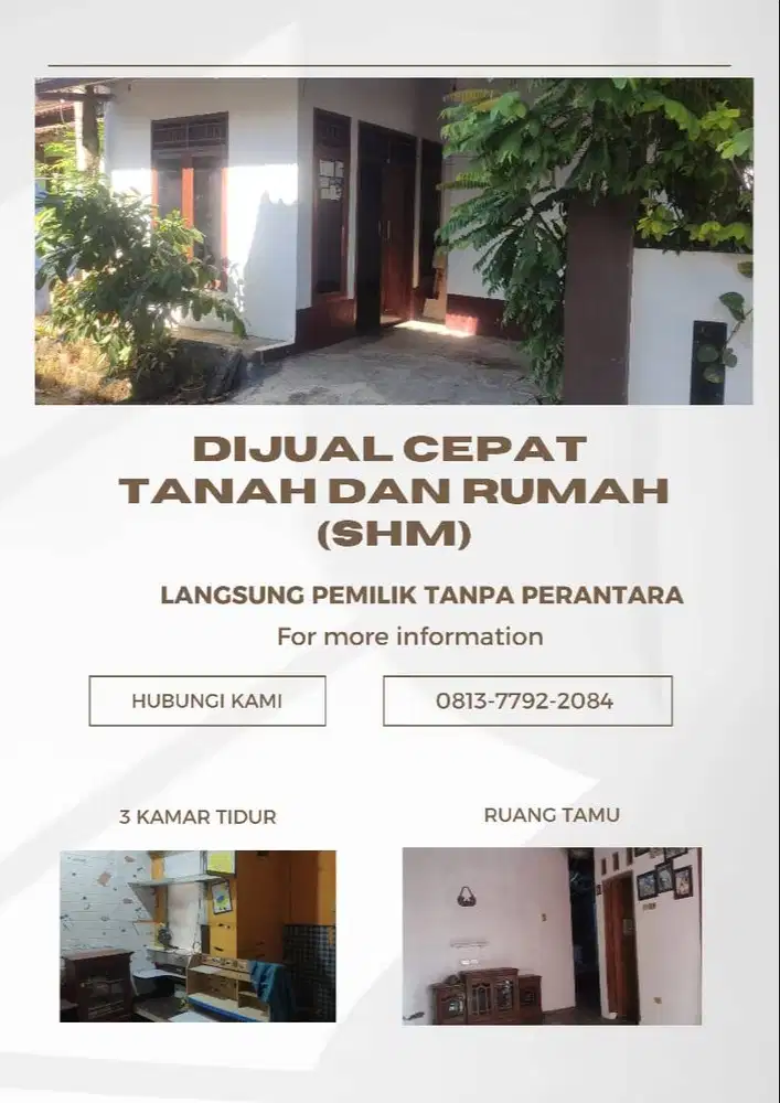 DIJUAL TANPA PERANTARA ( HANYA BUAT YG SERIUS/CALON PENGHUNI)