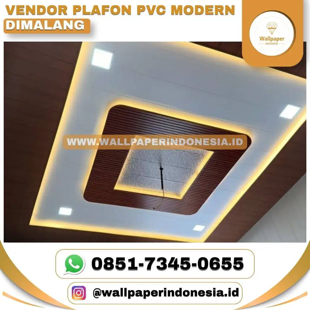 Vendor plafon pvc modern dimalang