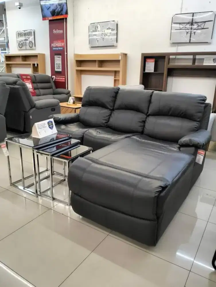 Jual Sofa L Semi Kuli Recliner by Selma