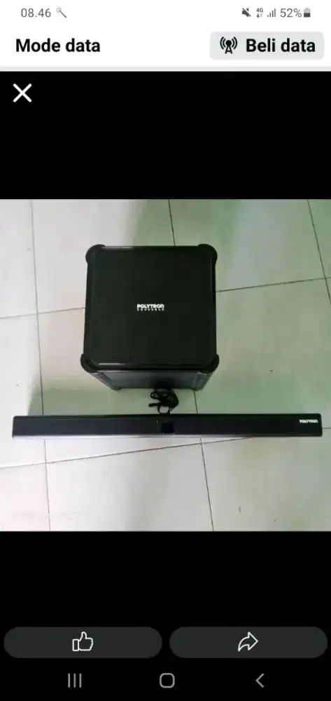 sound bar Polytron mulus normal