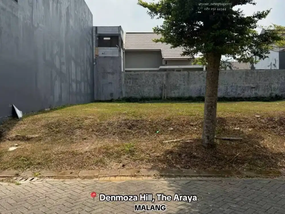 Tanah Kavling Di Cluster Denmoza Hill, The Araya Malang