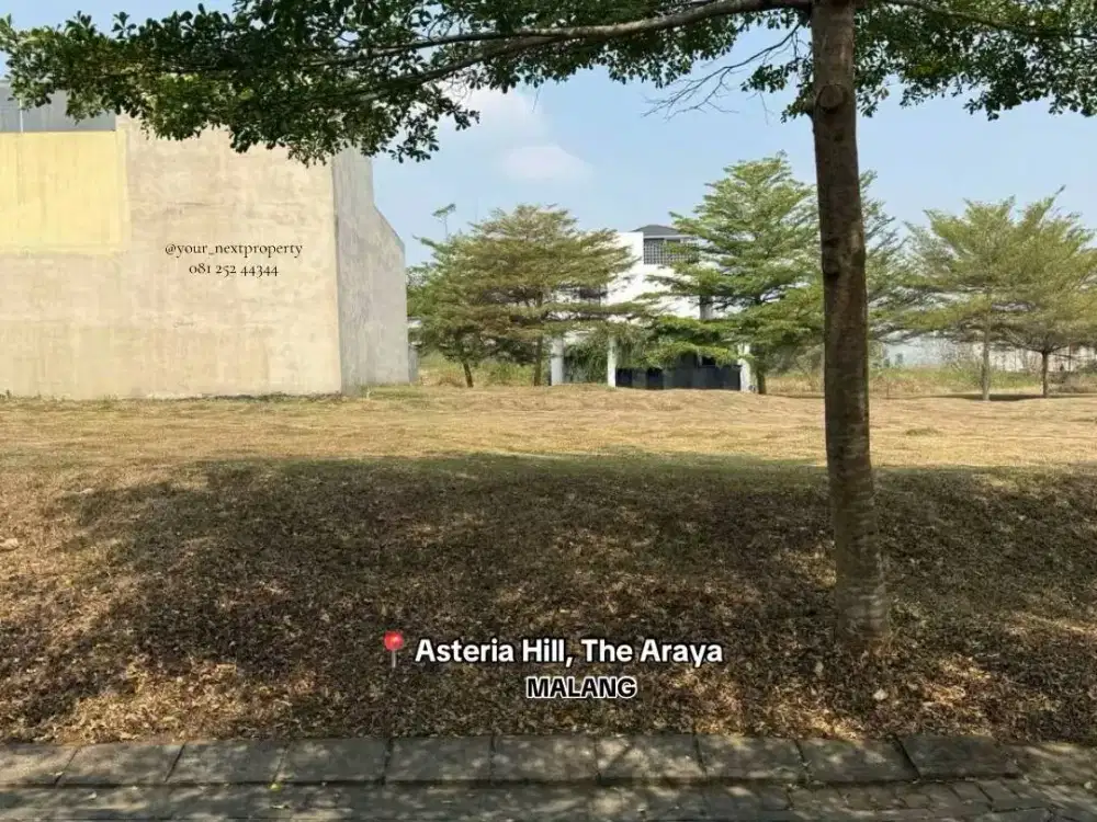 Tanah Kavling Di Cluster Asteria Hill, The Araya Malang
