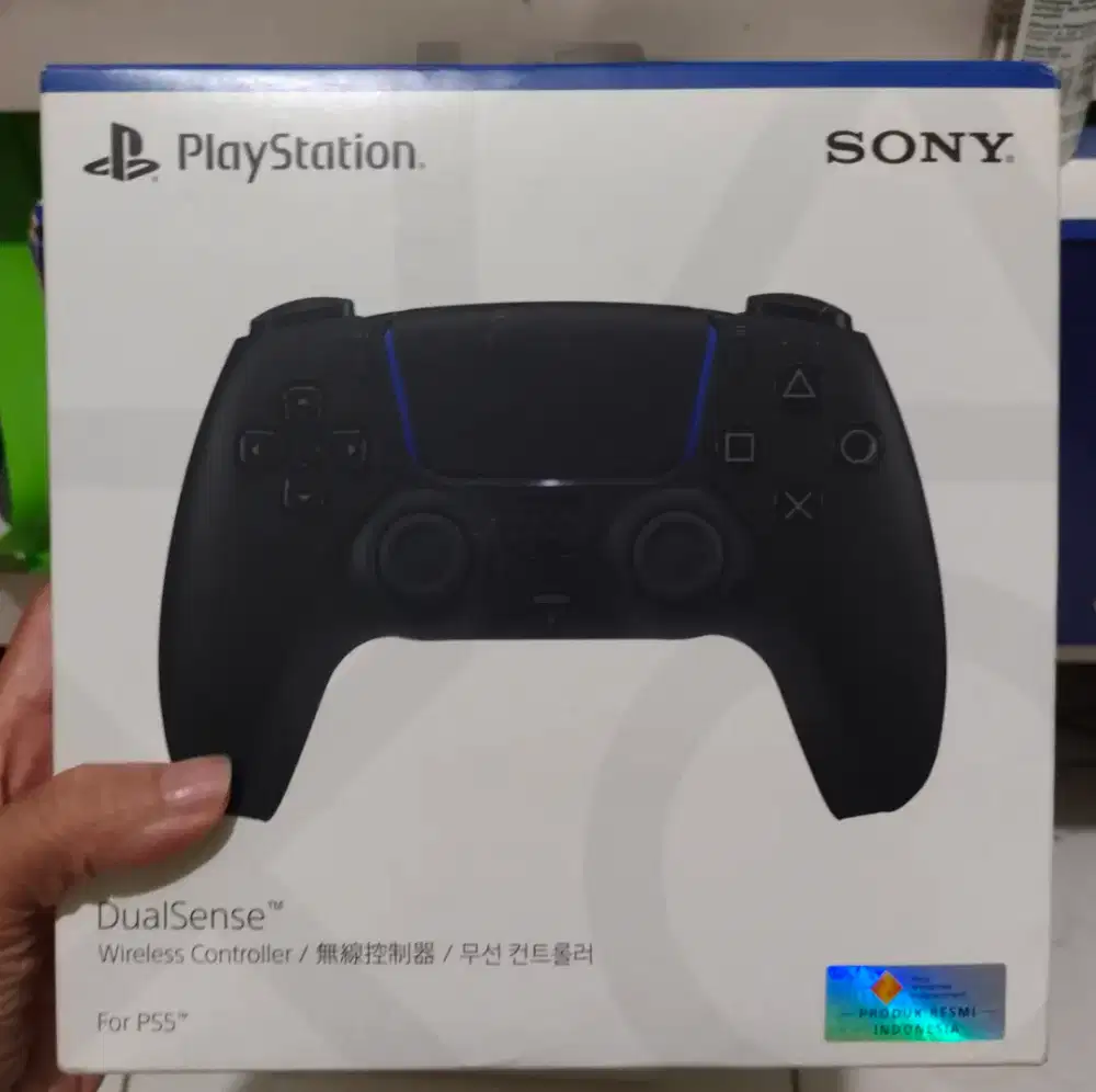 Dualsense ps5 midnight black new sony indo