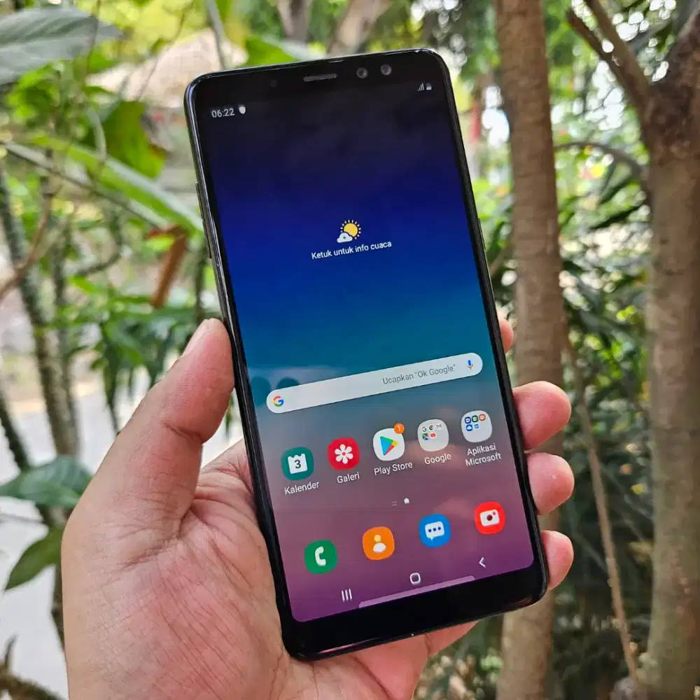 SAMSUNG GALAXY A8+ NFC 6/128 GB DUAL RESMI EX SEIN