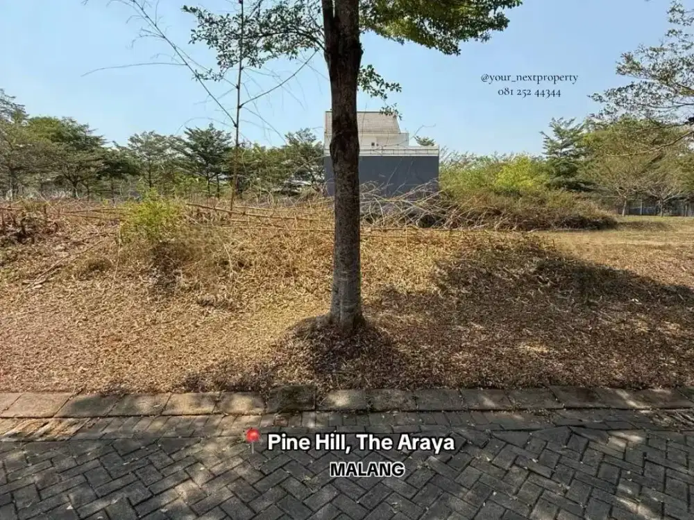 Tanah Kavling Di Cluster Pine Hill The Araya Malang
