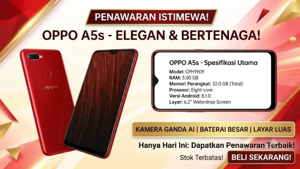Oppo A5s - unit only