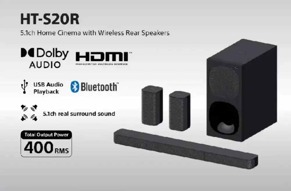 SOUNDBAR SONY HT-S20R