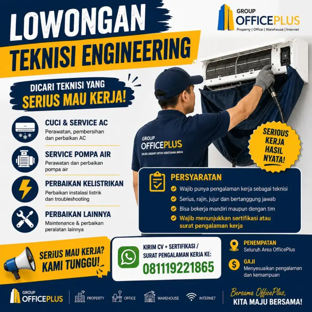 TEKNISI ENGINEERING / MAINTENANCE