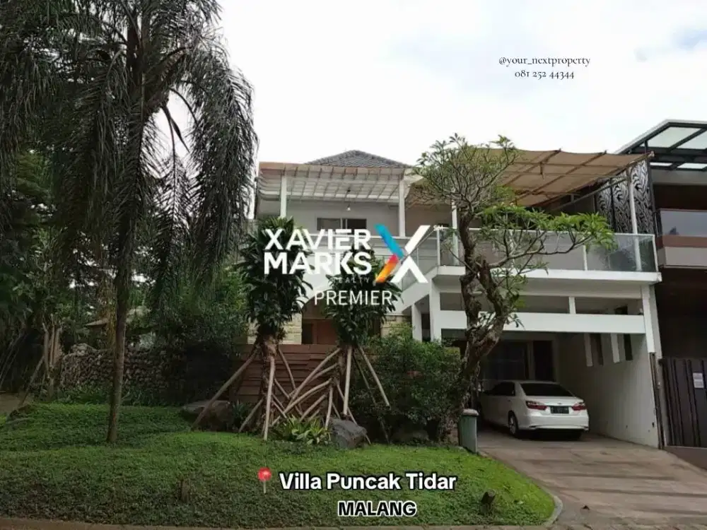 Rumah Mewah 2 Lantai Dengan Desain Interior Berkelas Di Villa Puncak Tidar Malang