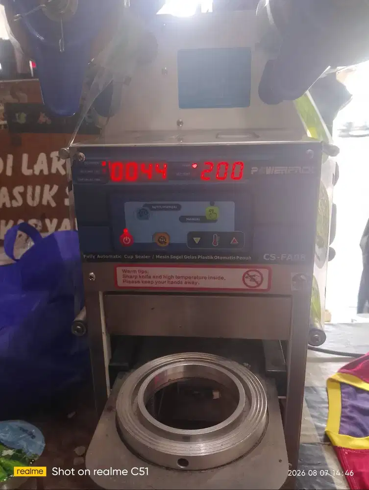 Cup sealer full otomatis