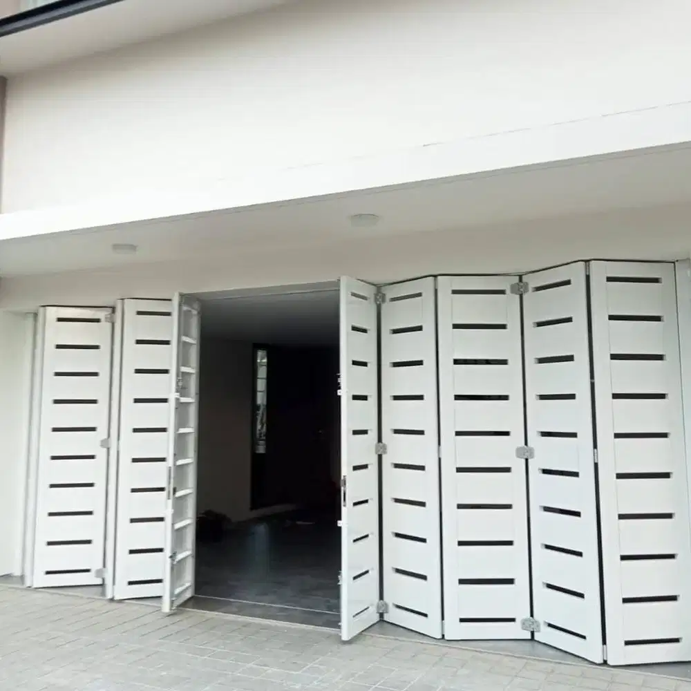 Pintu garasi handerson custom sliding lipat