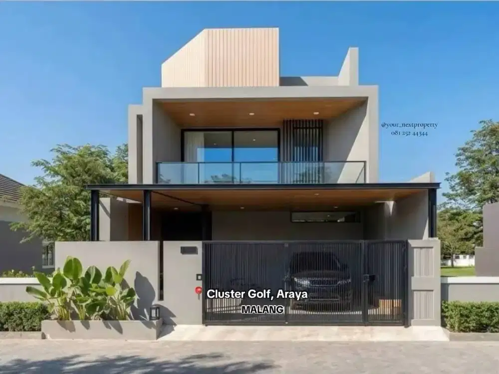 Rumah Material Premium di Cluster Golf Kota Araya Malang