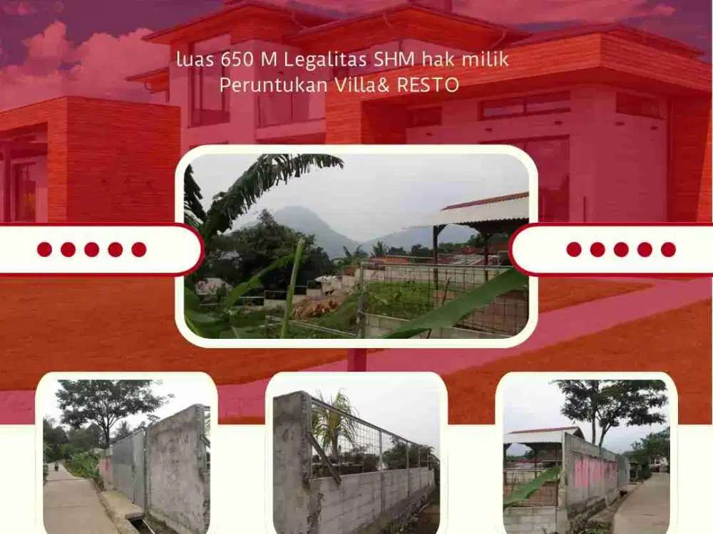 Di jual cepat Lokasi strategis View Gunung di Bojong koneng sentul city