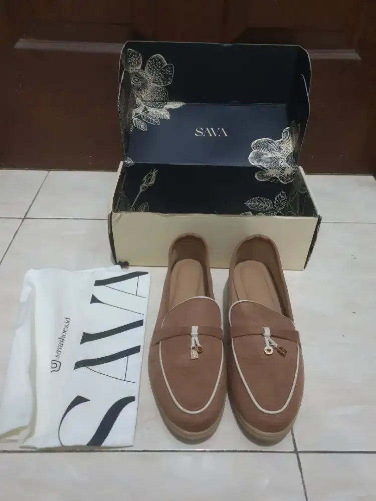 Sepatu cewek sava clara coklat