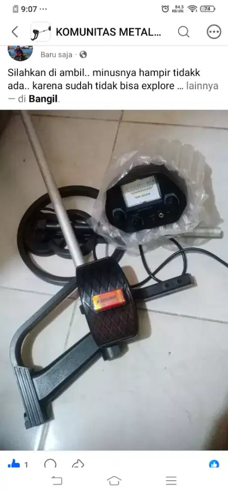 Jual metal detektor logam MD 4030 kondisi baik