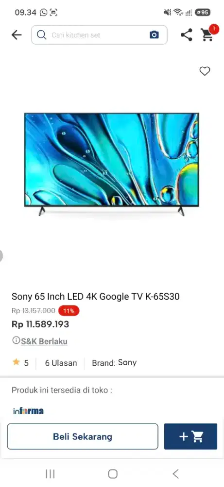 SONY GOOGLE TV 65INCH PROMO