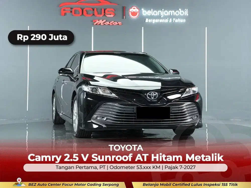 [ GARANSI 5TH ] Toyota Camry 2.5 V Sunroof AT 2021/2022