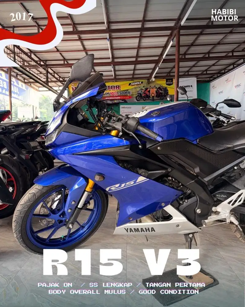 YAMAHA R15 V3 2017 GOOD CONDITIOM KM LOW