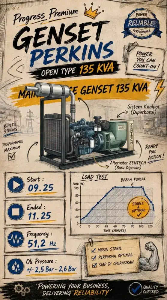 Terima Perbaikan Genset segala merek