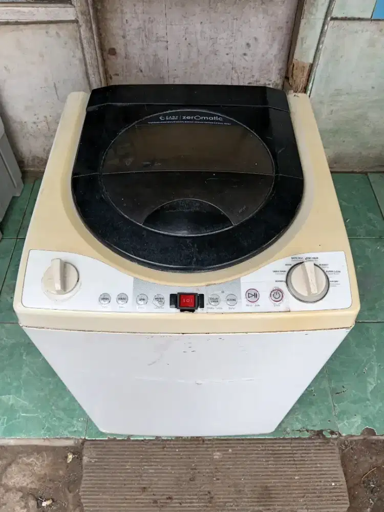mesin cuci 1 tabung manual merk polytron