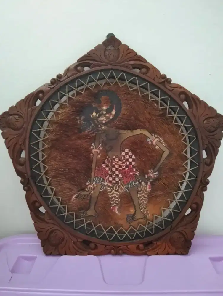 Pajangan wayang kulit Werkudara/bima