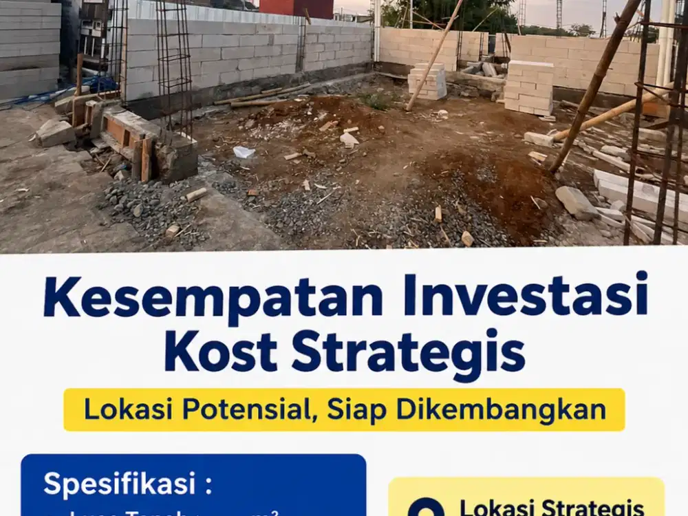 Kost Dijual Dekat Kampus Merjosari Malang