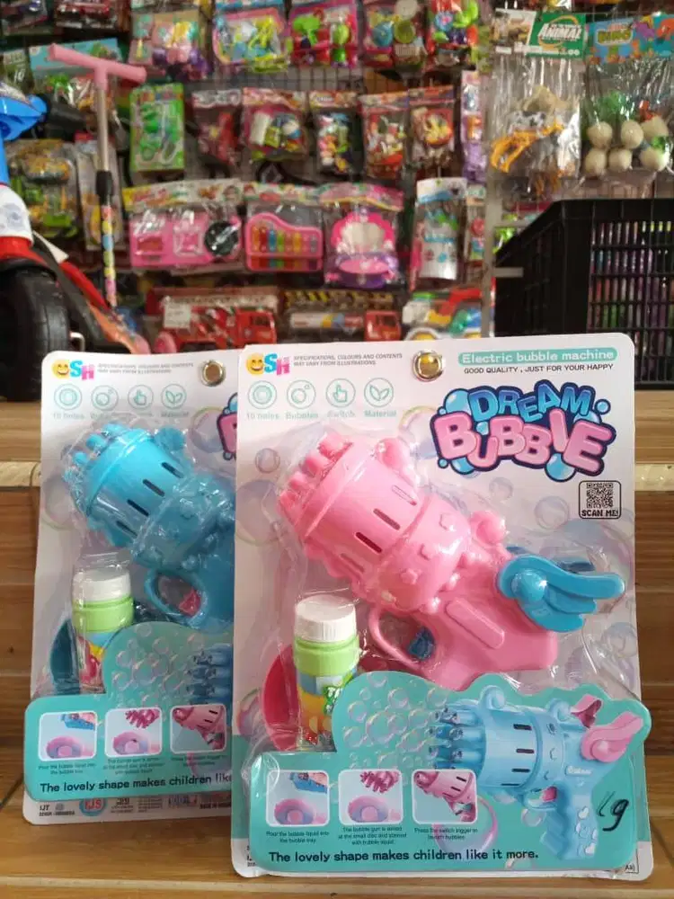 mainan anak dream bubble baterai