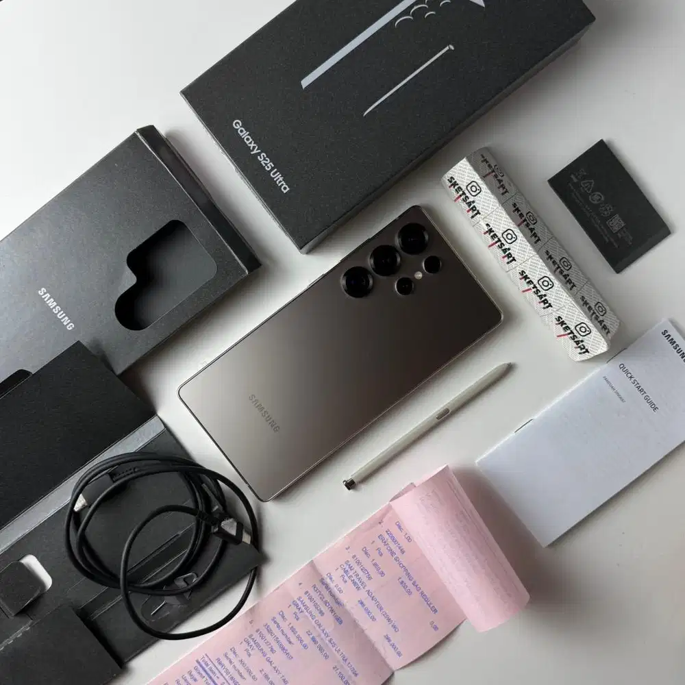 Samsung S25 Ultra 256gb Titanium Grey Garansi Resmi