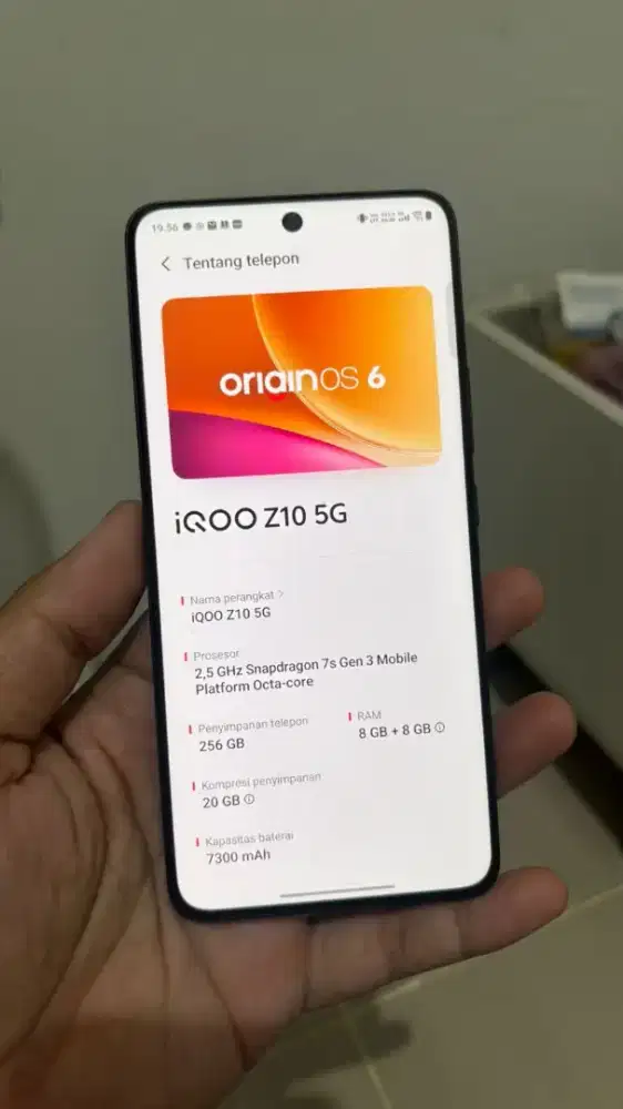 iQOO z10 5g 8/256gb HP cas ori 90watt