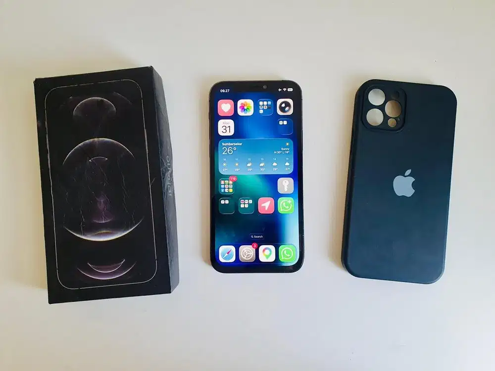 iPhone 12 Pro 128 Beacukai/setara iBox Fulset Mulus (Baca Deskripsi)