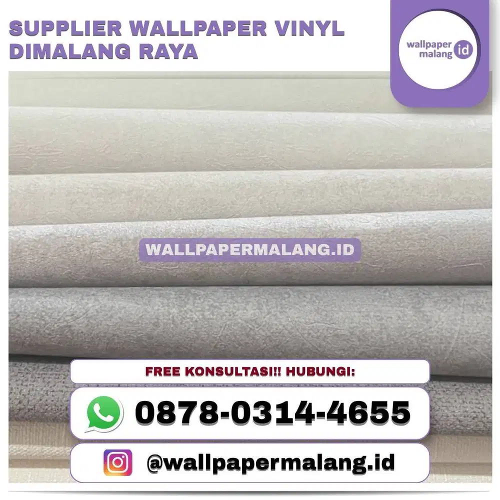 Supplier wallpaper vinyl dimalang raya