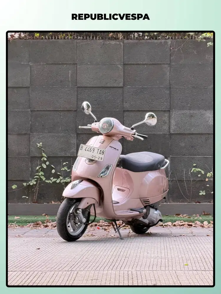 TERMURAH PIAGGIO VESPA LX 150 3V IE TH 2013 WARNA PINK ROSA RARE COLOR