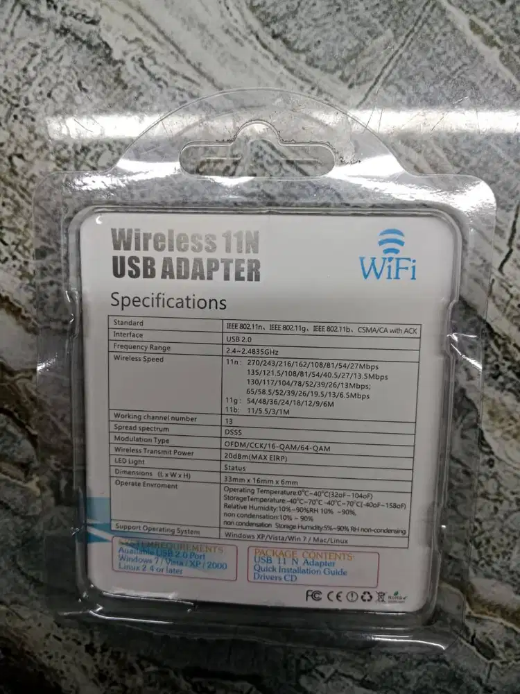 USB WiFi Wireless Adapter 300Mbps