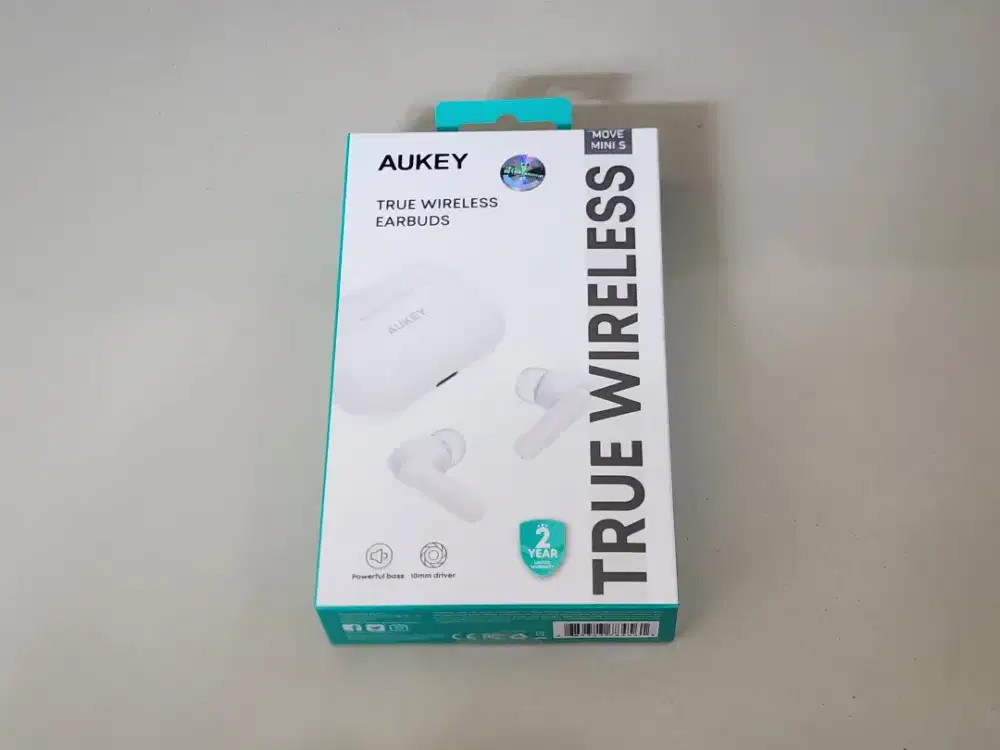 New Original! Aukey EP-M1S TWS Earphone Touch Control Voice Assistant