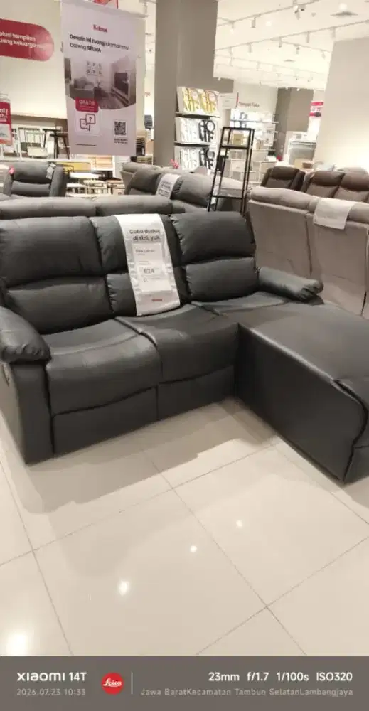 Jual murah sofa recline