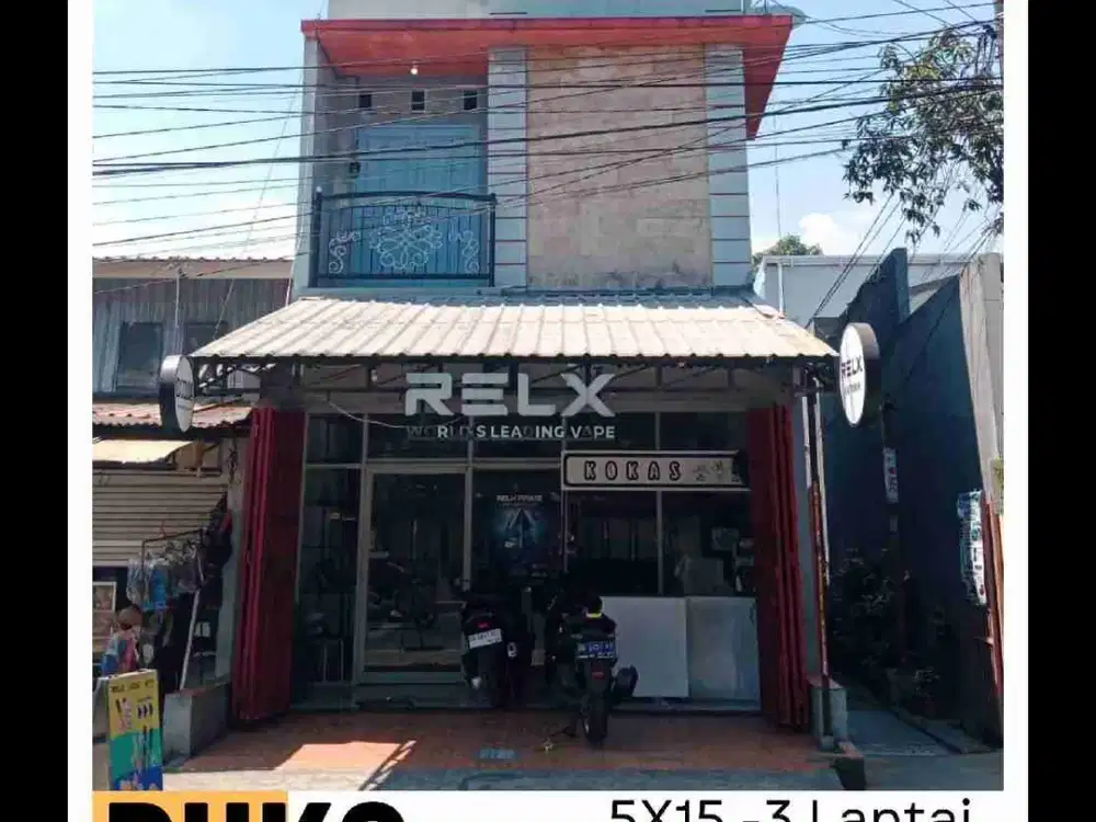 Ruko KS Tubun
5X15-3 Lantai
Lantai 1 Los 1 WC
Lantai 2 Kamar 2 WC 1
Lantai 3 Kamar 2 WC 1
Rp. 2 Milyar