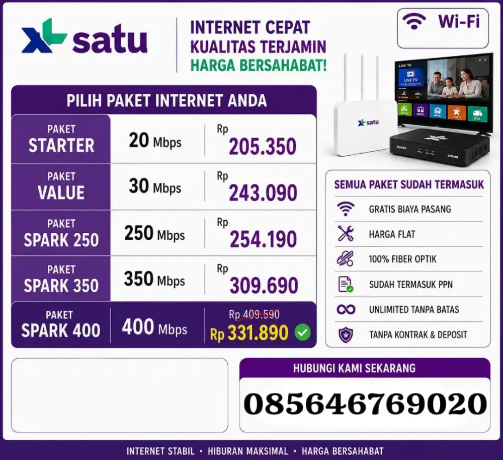 WIFI XL SATU FIBER