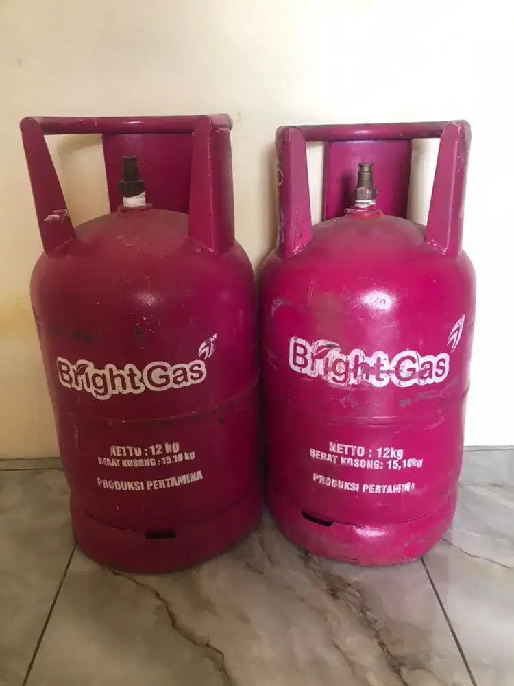 Dijual 2 Tabung Bright Gas 12kg Kosong Original Pertamina