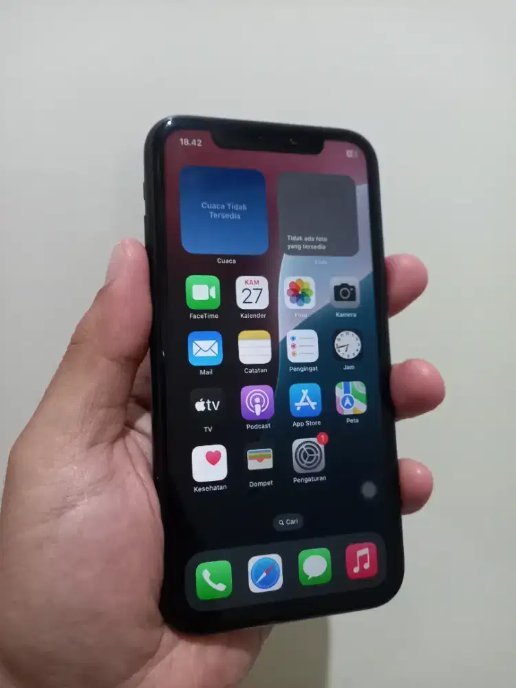 IPhone XR Black 128Gb Fullset ex inter normal