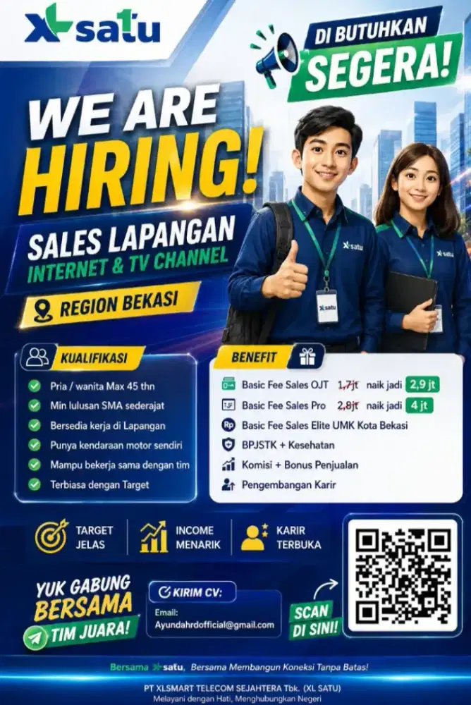 Di butuhkan segera...
