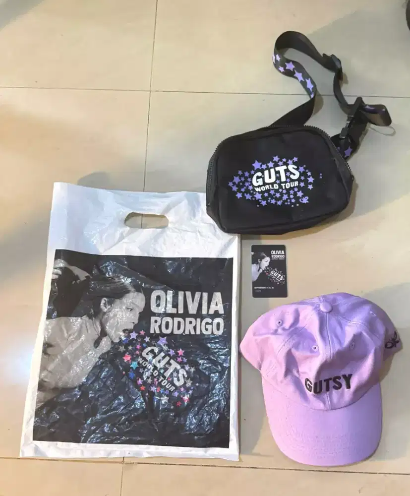 Olivia Rodrigo VIP Exclusive Merch Guts World Tour