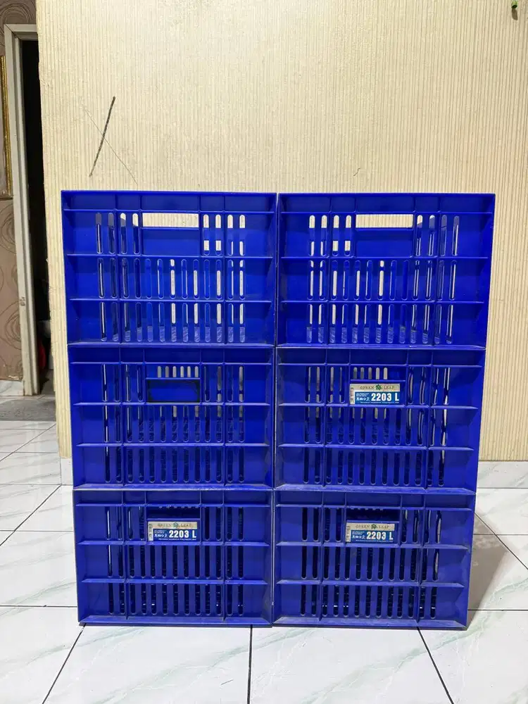 Keranjang Industri Container Box Serbaguna Green Leaf 2203 L