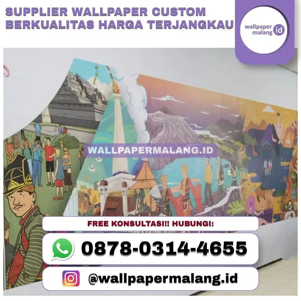 SUPPLIER WALLPAPER CUSTOM BERKUALITAS HARGA TERJANGKAU