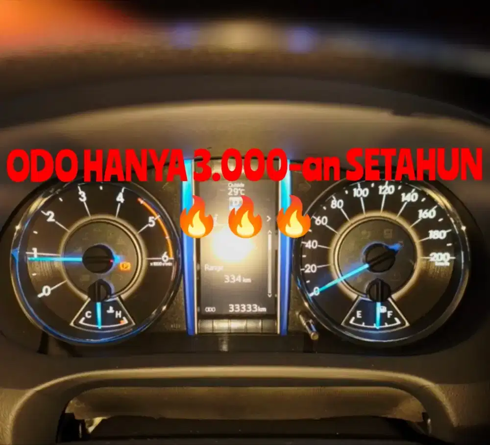 (ODO 3.000 SETAHUN) FORTUNER VRZ A/T