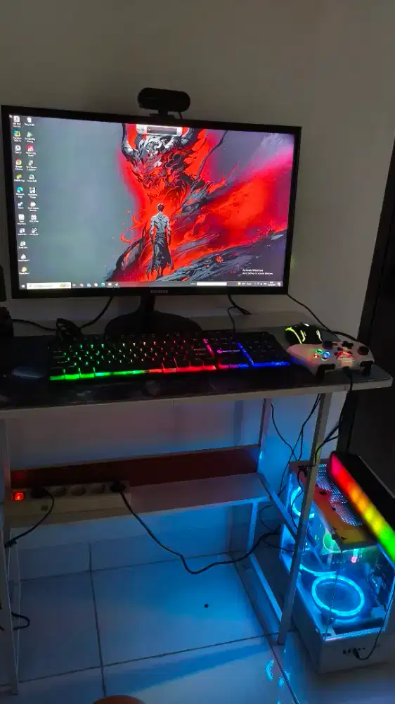 Jual PC gaming spek bagus RTX 3050 fullset