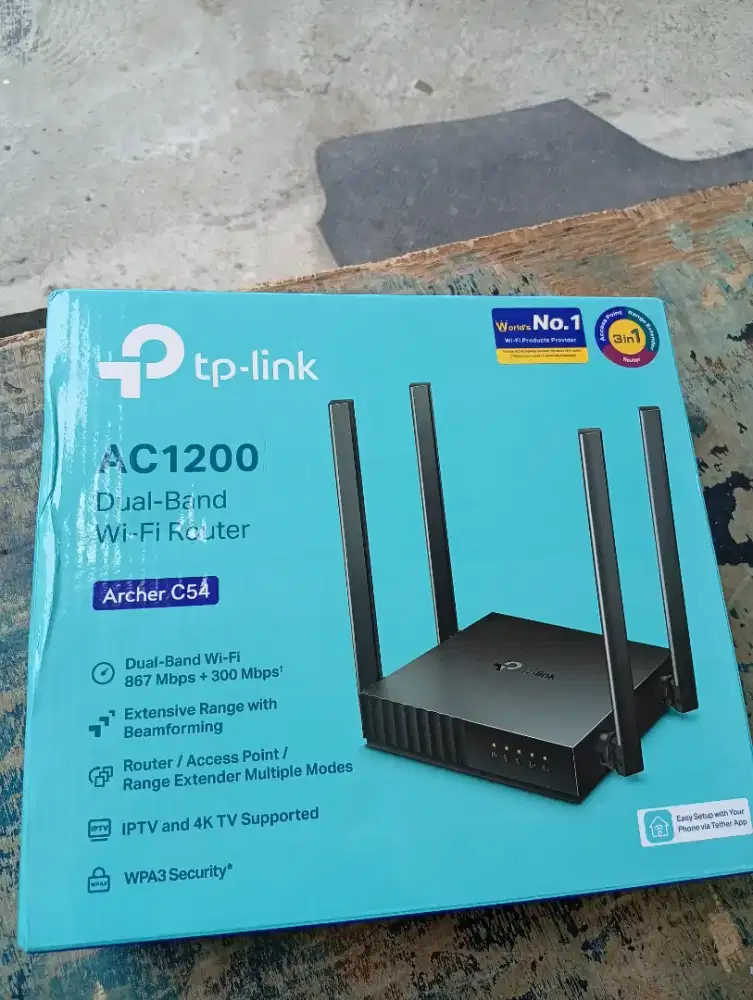 router wifi tp-link archer C54 AC1200 second/bekas