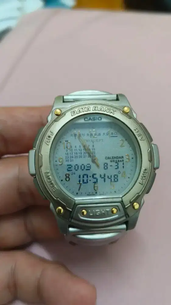 jam tangan Casio Twincept ABX-64 cukup langka (rare/vintage item)